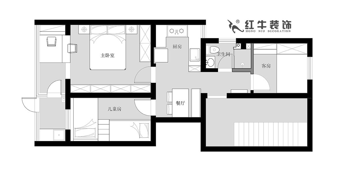 陸利（lì）民_瑞金新村70-103-62㎡-北（běi）歐風格_平麵圖