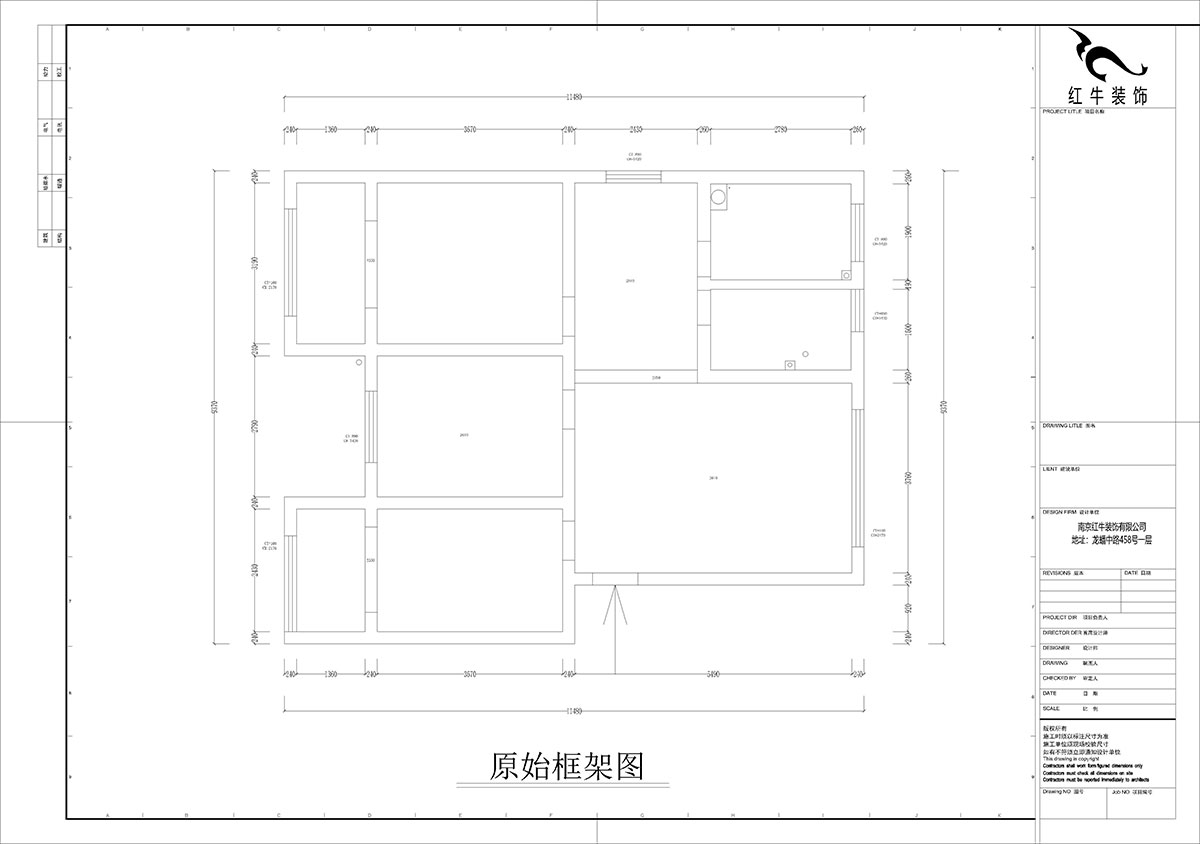 孟憲濤｜石門（mén）坎（kǎn）110號（hào）1-404-100㎡-現（xiàn）代（dài）簡約風格｜3室（shì）1廳1衛｜老房裝修｜定製家（jiā）｜全包14萬（wàn）｜00_01原始框架圖