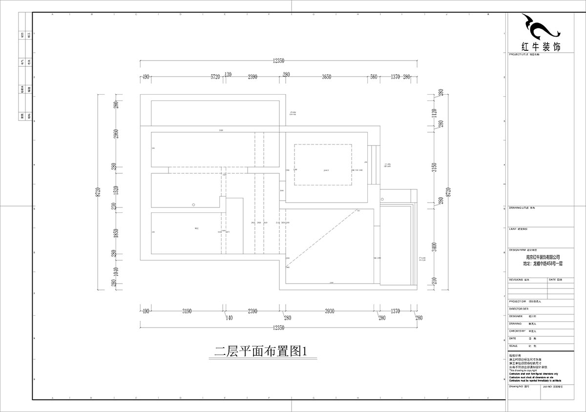 孟憲濤｜攝山星城步青苑18-2-604-120㎡-現代（dài）簡約風格｜4室2廳2衛｜毛坯房裝修｜定製家｜全（quán）包（bāo）16萬｜00_02二層原（yuán）始框架圖